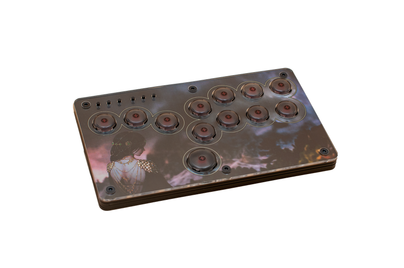 FLAT - MATTE BLACK - TRANSPARENT KEYCAPS
